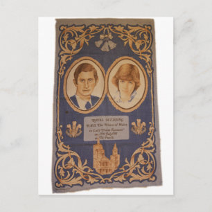 Postal La boda real: