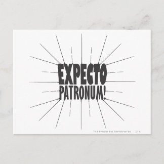 Postal La bola de Harry Potter| ¡Patrono expectivo!