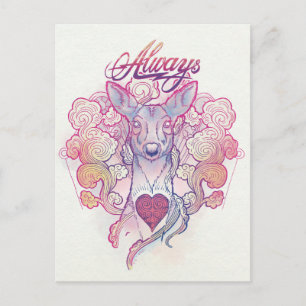 Postal La bola de Harry Potter  "Siempre" Doe Patronus