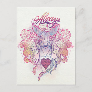 Postal La bola de Harry Potter| "Siempre" Doe Patronus
