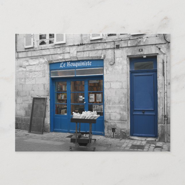 Postal La Bouquiniste (Anverso)