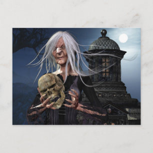 Postal La bruja