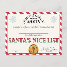 La buena lista de Santa