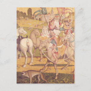 Postal La cabalgata del Magi, c.1460