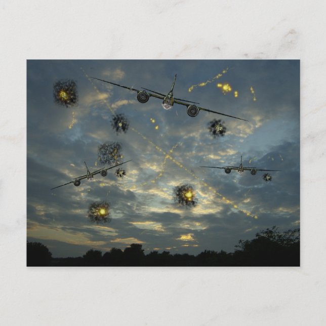 Postal La cabeza de Havoc en el ataque (Anverso)