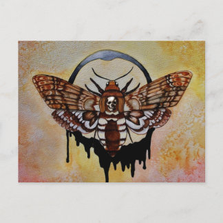 Postal La cabeza de la muerte, Hawk Moth