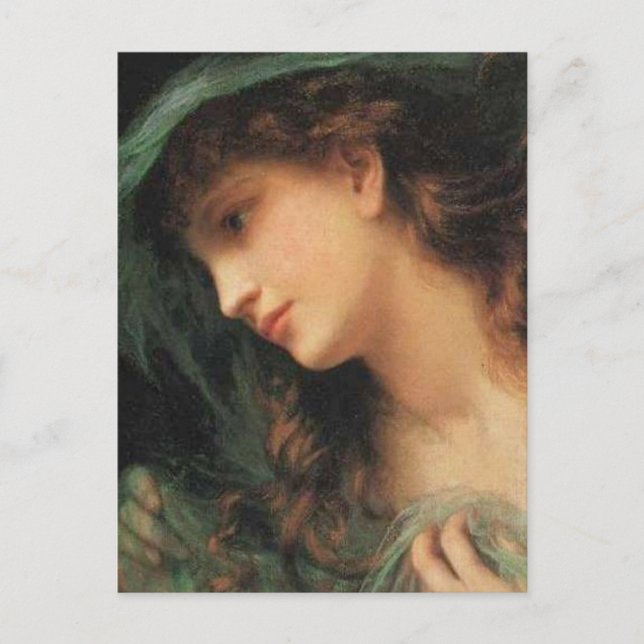 Postal La Cabeza De Un Nymph (Anverso)