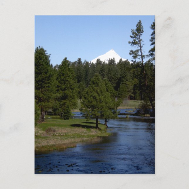 Postal La cabeza del Metolius (Anverso)