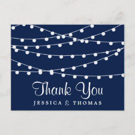 Postal La Cadena Se Ilumina Sobre La Colección Boda Azul 
