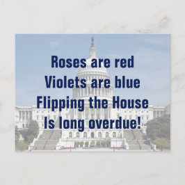 Postal La caída de la Cámara de Representantes