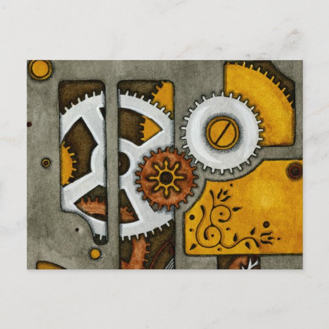 Postal La caja (Anverso)