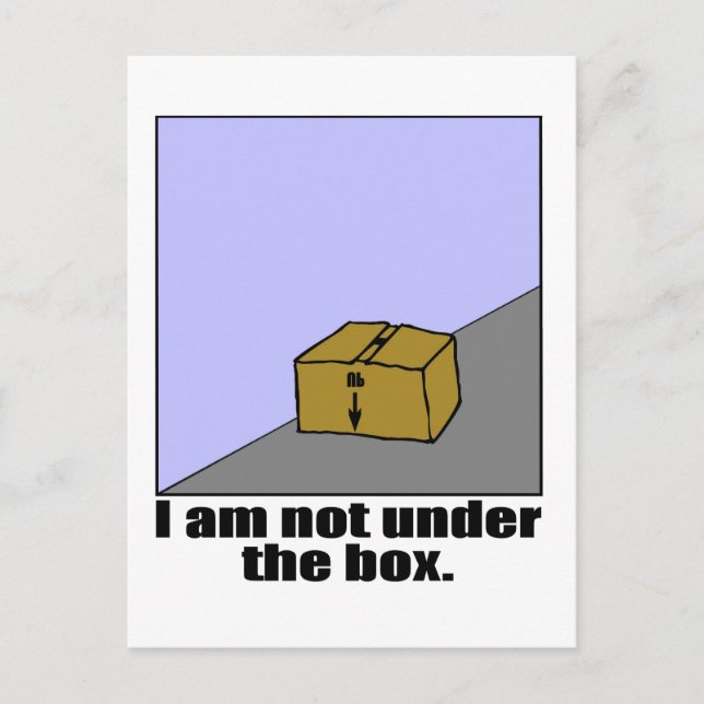 Postal La caja (Anverso)