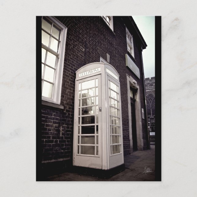 Postal La caja del teléfono [postal] (Anverso)