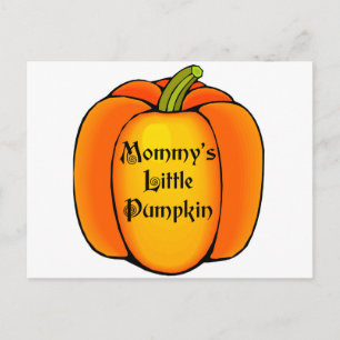 Postal La calabaza pequeña de mamá
