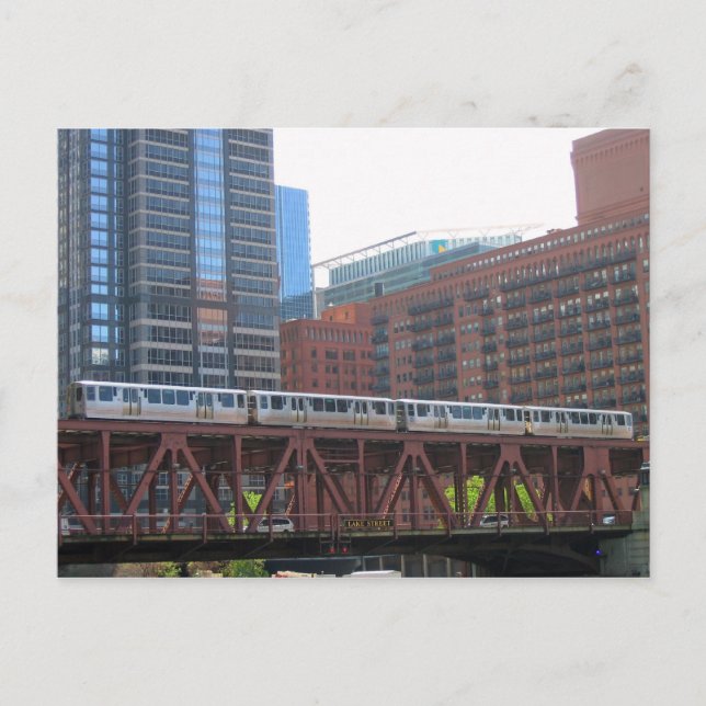 Postal La calle El over Lake (Anverso)