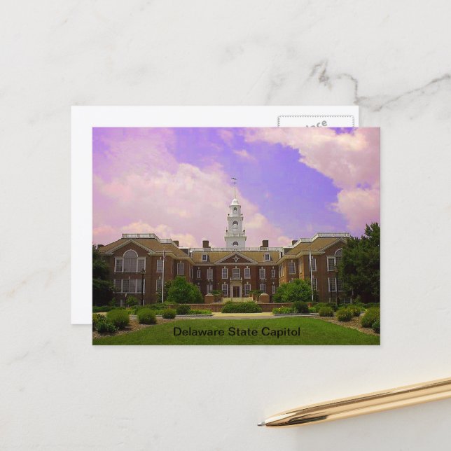 Postal La Cámara Legislativa destruyó el Capitolio Estata (Anverso/Reverso In Situ)