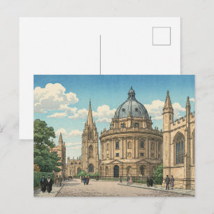 Postal La Cámara Radcliffe en la Universidad de Oxford