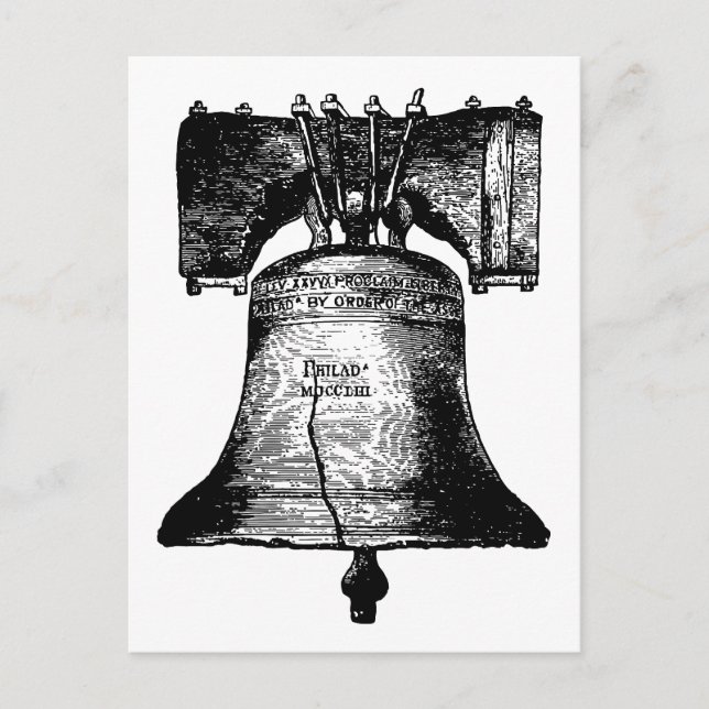 Postal La Campana de la Libertad (Anverso)