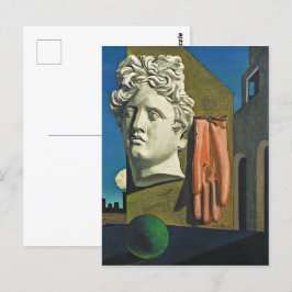Postal La canción del amor | Giorgio de Chirico |