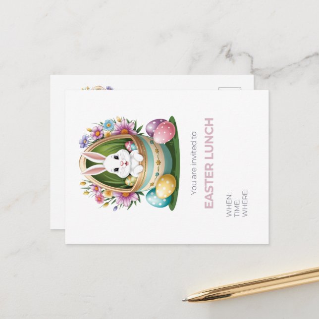 Postal La captación de huevos de pascua sensacional: cone (Anverso/Reverso In Situ)