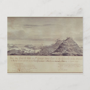 Postal La captura francesa de Granada, 1779