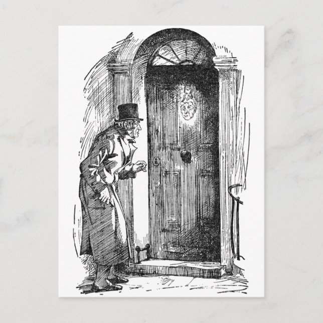 Postal La cara de Marley (Anverso)