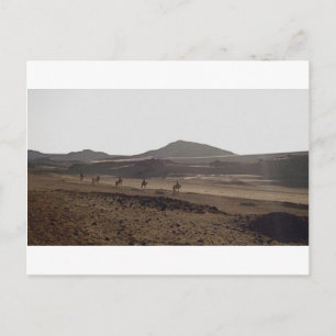 Postal La caravana guarda el moverse