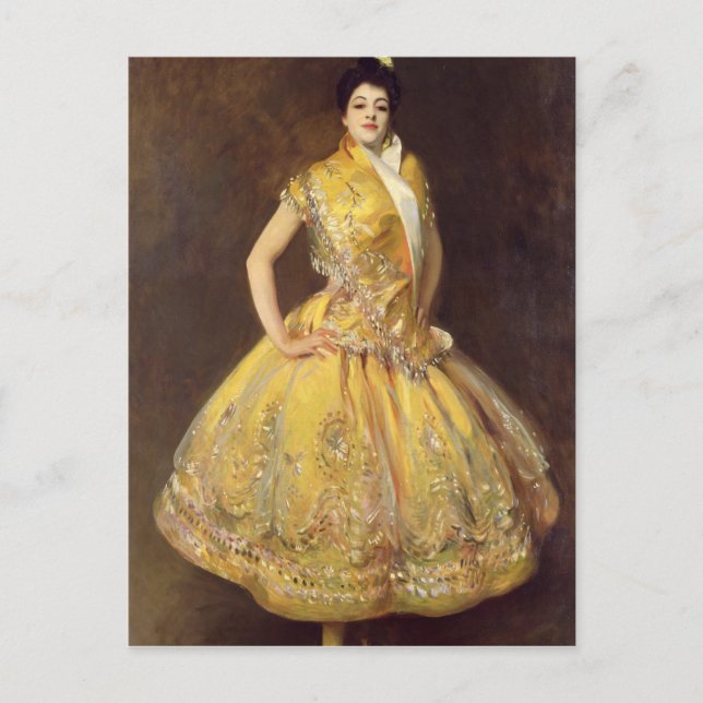 Postal La Carmencita, 1890 (Anverso)