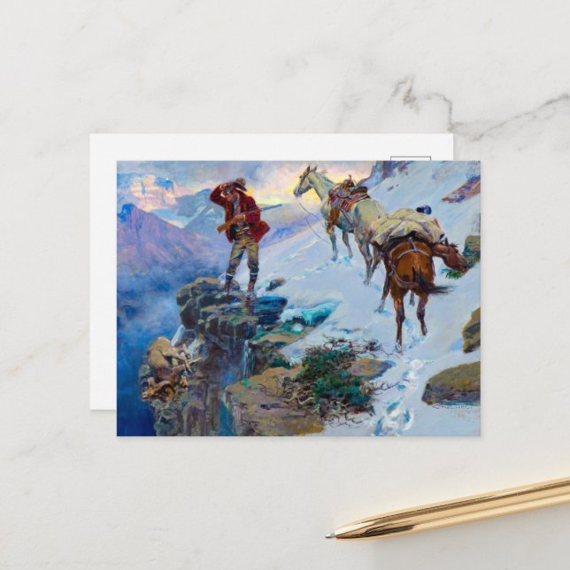 Postal La carne no es carne hasta que esté en la panza de (Anverso/Reverso In Situ)