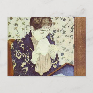 Postal La carta. 1890-1891, Mary Cassatt