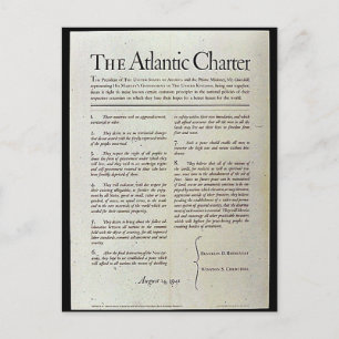 Postal La Carta Atlántica