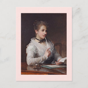 Postal La carta de amor