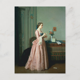 Postal La carta de amor