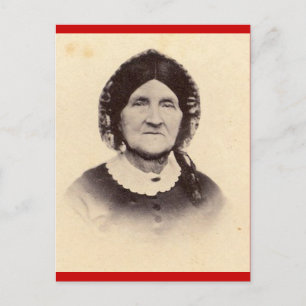 Postal La carta de la anciana mujer