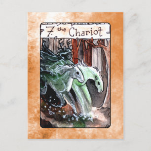 Postal La carta de tarot cariota
