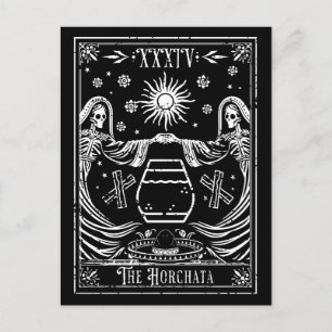 Postal La Carta de Tarot de Horchata