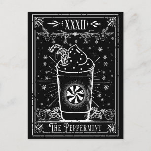 Postal La Carta de Tarot de Latte de Menta