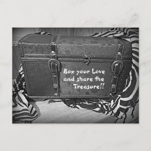 Postal La carta del tesoro del amor