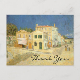 Postal La casa amarilla de Van Gogh