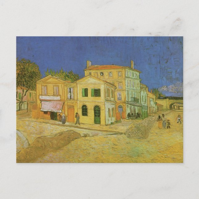 Postal La casa amarilla (F464) Van Gogh Bella Artes (Anverso)