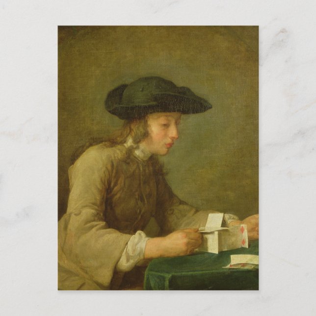 Postal La Casa de las Cartas (Anverso)