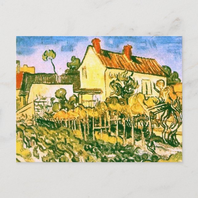 Postal La casa de Pere Eloi Van Gogh Bella Artes (Anverso)