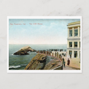 Postal La Casa del Cliff, San Francisco, CA Vintage