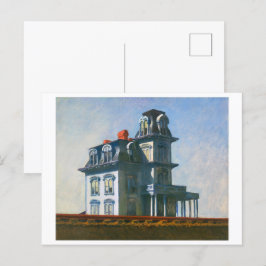 Postal La casa junto al ferrocarril | Edward Hopper |