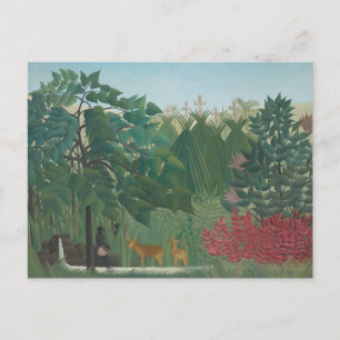 Postal La Cascada de Henri Rousseau, Arte Antiguo Fino