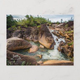 Postal La Cascada en Mountain Pine Ridge