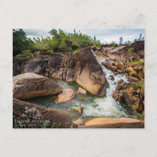 Postal La Cascada en Mountain Pine Ridge