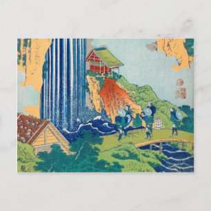 Postal La cascada en Ono en el camino Kisokaido, 1832