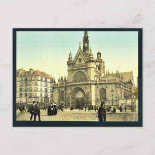 Postal La catedral, cerca de la estación de tren este, Pa