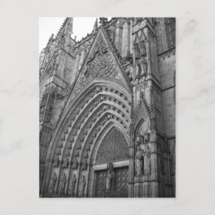 Postal La Catedral Postcard (Barcelona, Spain)